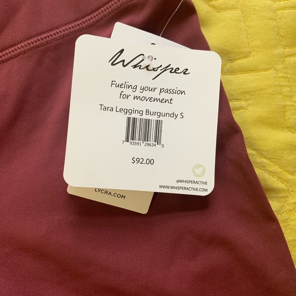 Whispers Tara Yoga Legging Laser-cut - Picture 3 of 6